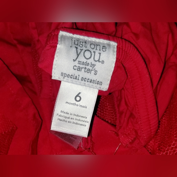 NWT Baby Girl's Carters Special Occasion Christmas Multicolored Plaid Formal - Picture 3 of 4